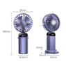 rechargeable handheld mini fan with lanyard 2