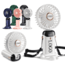 rechargeable handheld mini fan with lanyard