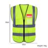reflective traffic safety vest with multiple pocket 3
