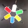 reflective warning flashing light keychain 2