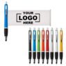 retractable banner pen with stylus