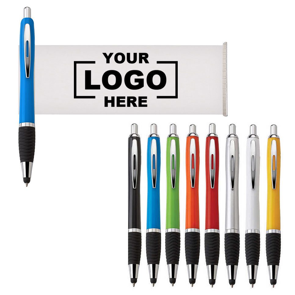 retractable banner pen with stylus retractable banner pen with stylus