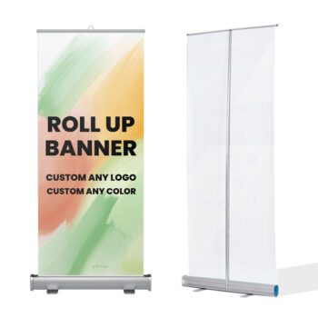 retractable banner stand with custom printing