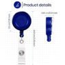 retractable plastic badge reel clips 2