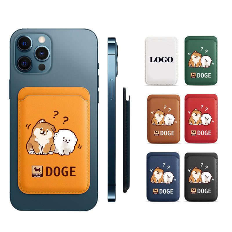 retro magnetic pu leather phone wallet card holder retro magnetic pu leather phone wallet card holder