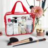 reusable clear toiletry tote bag with handle 3