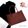 reusable felt shopping tote bag 2