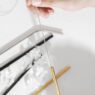 reusable stainless steel metal straw set with canvas bag 3