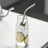 reusable stainless steel metal straw set with canvas bag 4