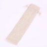 reusable stainless steel metal straw set with canvas bag 5
