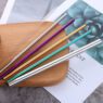 reusable stainless steel straw set with cleaning brush case 2