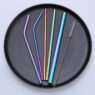 reusable stainless steel straw set with cleaning brush case 4