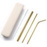 reusable stainless steel straw set with cleaning brush case 5