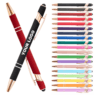 rose gold aluminum stylus ballpoint pen