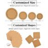 round pu leather drink coaster 3