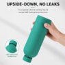 rubber paint matte stainless steel sports water bottle 3