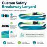 safety breakaway lanyard with detachable buckle 2