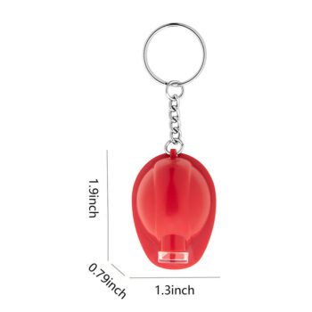 safety helmet led flashlight keychains 1