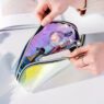 semicircular laser tpu cosmetic bag 2