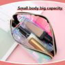 semicircular laser tpu cosmetic bag 3