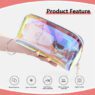 semicircular laser tpu cosmetic bag 4