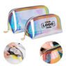 semicircular laser tpu cosmetic bag