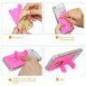 silicone cards holder with cell phone stand 3