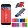 silicone cards holder with cell phone stand