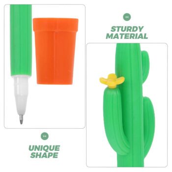 silicone potted cactus ballpoint pen 1