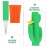 silicone potted cactus ballpoint pen 1