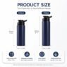 single wall aluminum sports cycling bottle 2