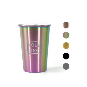 single wall stainless steel camping cup 2