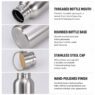 single wall stainless steel water bottle 2