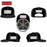 six pane embroidered cotton baseball cap 2