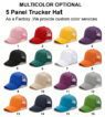 six pane embroidered cotton baseball cap 7