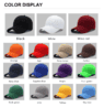 six pane embroidered cotton baseball cap