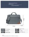 sleek 15 6 ultra light minimalist business tote bag 5