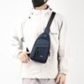 sleek breathable antibacterial nylon crossbody bag for men 1