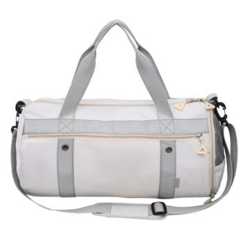 sleek lightweight nylon gym sports duffle bag