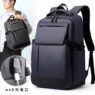 sleek minimalist laptop backpack for men