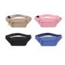 sleek minimalist solid color fanny pack with phone storage 1