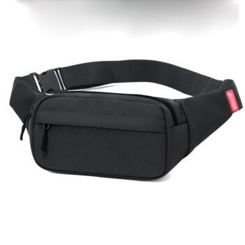 sleek minimalist solid color fanny pack with phone storage