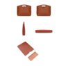 sleek minimalist waterproof pu leather laptop tote bag 2