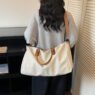 sleek solid color overnight gym duffle bag 1