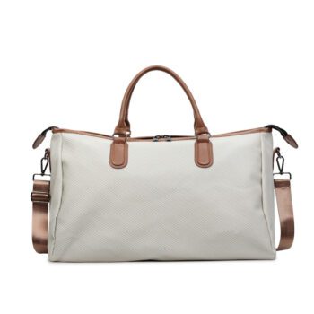 sleek solid color overnight gym duffle bag