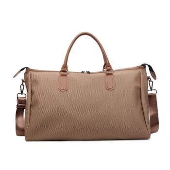 sleek solid color overnight gym duffle bag 4