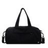 sleek solid color urban canvas gym duffel bag 3
