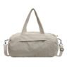 sleek solid color urban canvas gym duffel bag 4