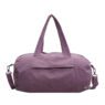 sleek solid color urban canvas gym duffel bag 5
