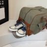 sleek unisex vintage canvas gym duffle bag 2